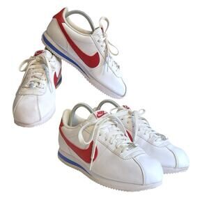 Nike Cortez 72 Basic Forrest Gump Mens Sz 8.5M 2019 White Red Blue 819719-103